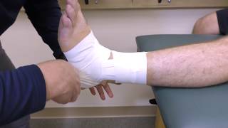 How to Tape An Ankle After Sprain or Injury  Top Ankle Taping Technique [upl. by Friend566]