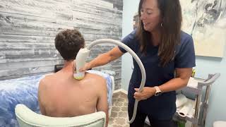 SoftWave Therapy for Pain Relief Patient Testimonial  Dr Vicki St Germain Charlotte NC [upl. by Schroeder534]