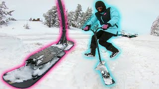 TESTING SNOW SCOOTER FOR FIRST TIME [upl. by Archle]