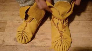 Cassandra Teaches Pucker toe moccasins [upl. by Octave]