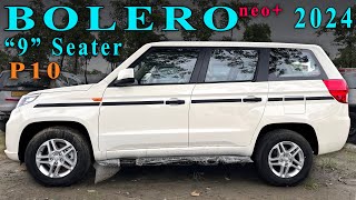 Mahindra Bolero neo Top Model Diesel 2024  “9” Seater Car  Features  Interior  Exterior [upl. by Eram451]