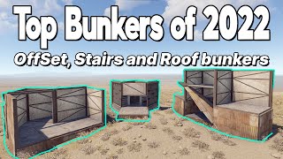 The best Bunker Base Designs In Rust 2022  Rust Bunker Tutorial [upl. by Norok]