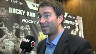 EDDIE HEARN INTERVIEW FOR iFILM LONDON  BELLEW FIELDING PRIZEFIGHTER PRESS CONFERENCE [upl. by Alcine]