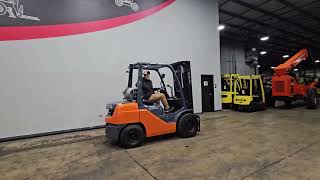 2016 TOYOTA 8FGU30 6000 LBS PNEUMATIC LPG FORKLIFT STK 14628 [upl. by Oliviero]