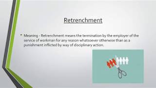 Retrenchment Employee Separation [upl. by Noll220]