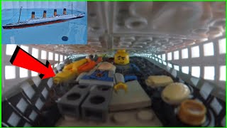 INSIDE LEGO TITANIC COPY SINKING [upl. by Alsi]