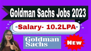 Goldman Sachs Jobs 20232024  Off Campus Hiring  Apply Now [upl. by Phippen]