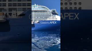 Celebrity Apex tendered in Santorini [upl. by Pope]