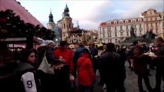 Mercado de Navidad en Praga [upl. by Riatsala483]