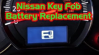 Nissan Key Fob Battery Replacement [upl. by Geneva237]