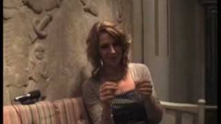 Jenny Berggren from Ace of Base Interview at Fristad Church Part 3 [upl. by Darren631]