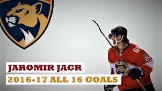 Jaromir Jagr 68 ● ALL 16 Goals 201617 Season HD [upl. by Burrus255]