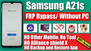 Samsung A21s FRP Google Account Bypass Without PC  New Method [upl. by Carin194]