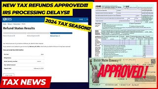 2024 IRS TAX REFUND UPDATE  New Refunds Approved Tax Return Delays Codes 570971 Action Required [upl. by Worl]