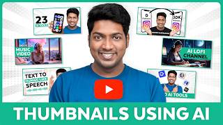 How to Make YouTube Thumbnails Using AI 🤖 [upl. by Eelessej89]