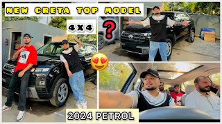 New Creta Top Model 2024 Petrol Manual😍 Test Drive Kiti Ajj👌🏽Verna Service Day Ajj  Ankush Thakur [upl. by Batory]