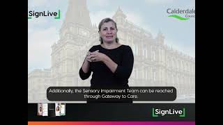 Calderdale Council Guide to Sign Live BSL System [upl. by Bainbrudge590]