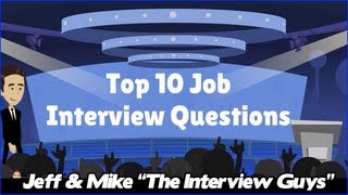 Top 10 Job Interview Questions and Answers [upl. by Tterrab]