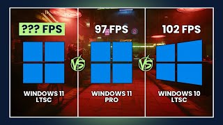 Is LTSC the Secret to Better Gaming Performance Windows Versions Compared [upl. by Etneciv801]