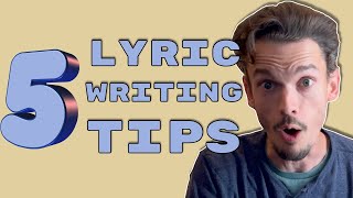 5 Powerful Lyric Writing Stragies To Beat WRITER’S BLOCK [upl. by Tobey]