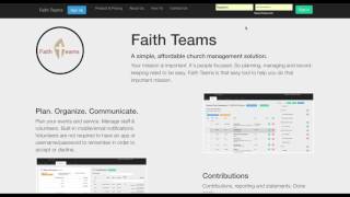 Faith Teams  Google Calendar Integration [upl. by Akinert688]