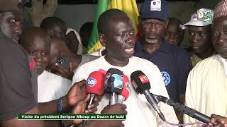 Visite du président Serigne Mboup candidat des Domou Daara au Daara de koki [upl. by Marta]