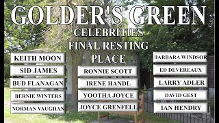 GOLDERS GREEN CELEBRITIES  Final Resting Place [upl. by Kyred]