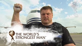 2009 Plane Pull Žydrūnas Savickas  Worlds Strongest Man [upl. by Francklyn]