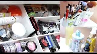 Comment je range  organise mon maquillage naturel amp bio [upl. by Yrneh]