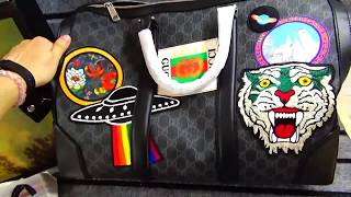 Closer Look for Gucci Night Courrier soft GG Supreme carry on duffle bag GG Supreme [upl. by Eimot]