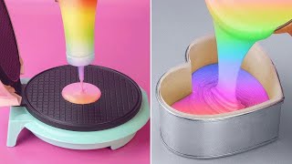 1000 Amazing Rainbow Cake Decorating Ideas  So Yummy Chocolate Cupcake Dessert and More [upl. by Perri]