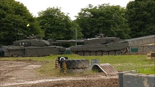 Tankfest in 4K  Part 8  Random footage including Challenger 2 and Leopard 2 [upl. by Cuhp]