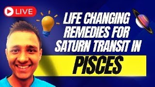 Saturn Transit in Pisces 29032025  10 Life Changing Spiritual Remedies LIVE saturninpisces [upl. by Joliet189]