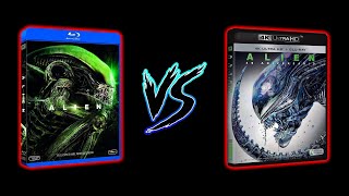 Comparativa Alien El Octavo Pasajero  BluRay vs 4KUHD [upl. by Dita547]