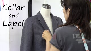 How to sew a jacket collar and lapel [upl. by Nylhtiak]