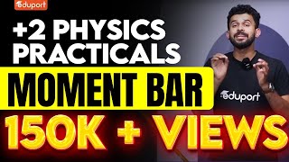 Plus Two Physics Practicals  Moment Bar  Eduport Plus Two [upl. by Aynotel]