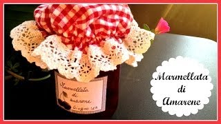 Marmellata di Amarene  Sour Cherries Jam eng sub [upl. by Staford]