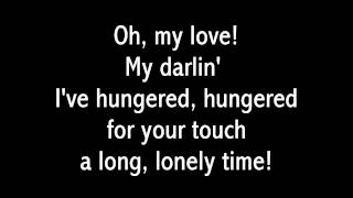 Righteous Brothers  Unchained Melody 1990 Remake with Lyrics [upl. by Nillor352]