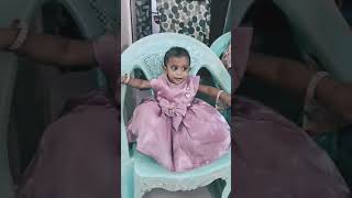 cutebaby mydaugther funny  Birthday celebrations [upl. by Rahs]