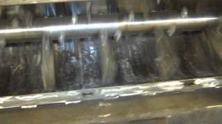 26quot Andritz pellet mill conditioner  rebuilt test run [upl. by Knuth721]