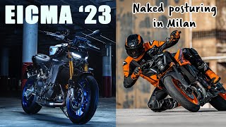 KTM 990 Duke snipes at the competition Yamaha MT09 lights up the dark side [upl. by Odo]