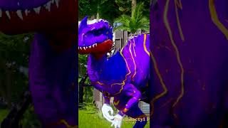 Jurassic World Evolution Epic Monster Battle with Black Panther Giganotosaurus supermantrex trex [upl. by Akiwak]