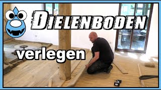 EchtholzDielenboden verlegen🔨schöne Landhaus Eiche Dielen [upl. by Koppel]