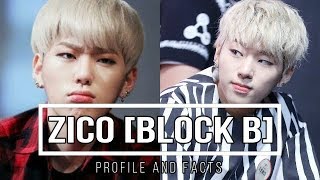 Block B Zico Profile and Facts KPOP [upl. by Aisak]