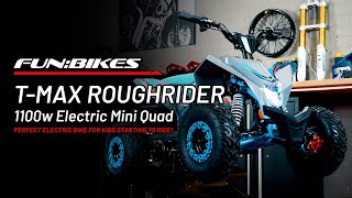 FunBikes TMax Roughrider 1100w Midi Sized Quad Bike Walkaround [upl. by Eelannej]