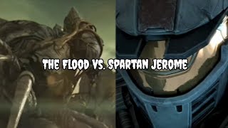 The Flood Combat Form vs Spartan Jerome  Halo Wars 1  Underrated Edit [upl. by Inalaehak259]