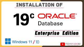 How to INSTALL Oracle 19c on Windows 1011  Download and Install Oracle 19c Enterprise Edition [upl. by Aitnauq]