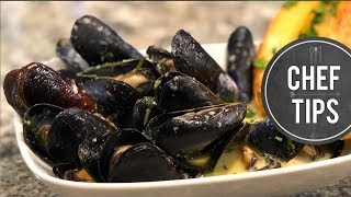 Classic French Mussels Recipe  Moules Marinière with White Wine amp Garlic Butter Sauce [upl. by Acirfa]