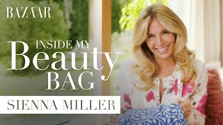 Sienna Miller Inside my beauty bag  Bazaar UK [upl. by Nosemaj292]