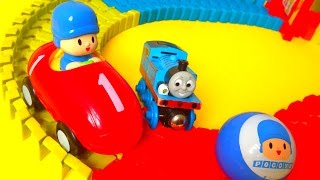 Pocoyo and Thomas The Track [upl. by Gnaht]